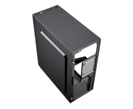 GEMBIRD Midi Tower Fornax M100B ATX niebiesie wentylatory Czarna CCC-FC-M100B - 1184605 - zdjęcie 5